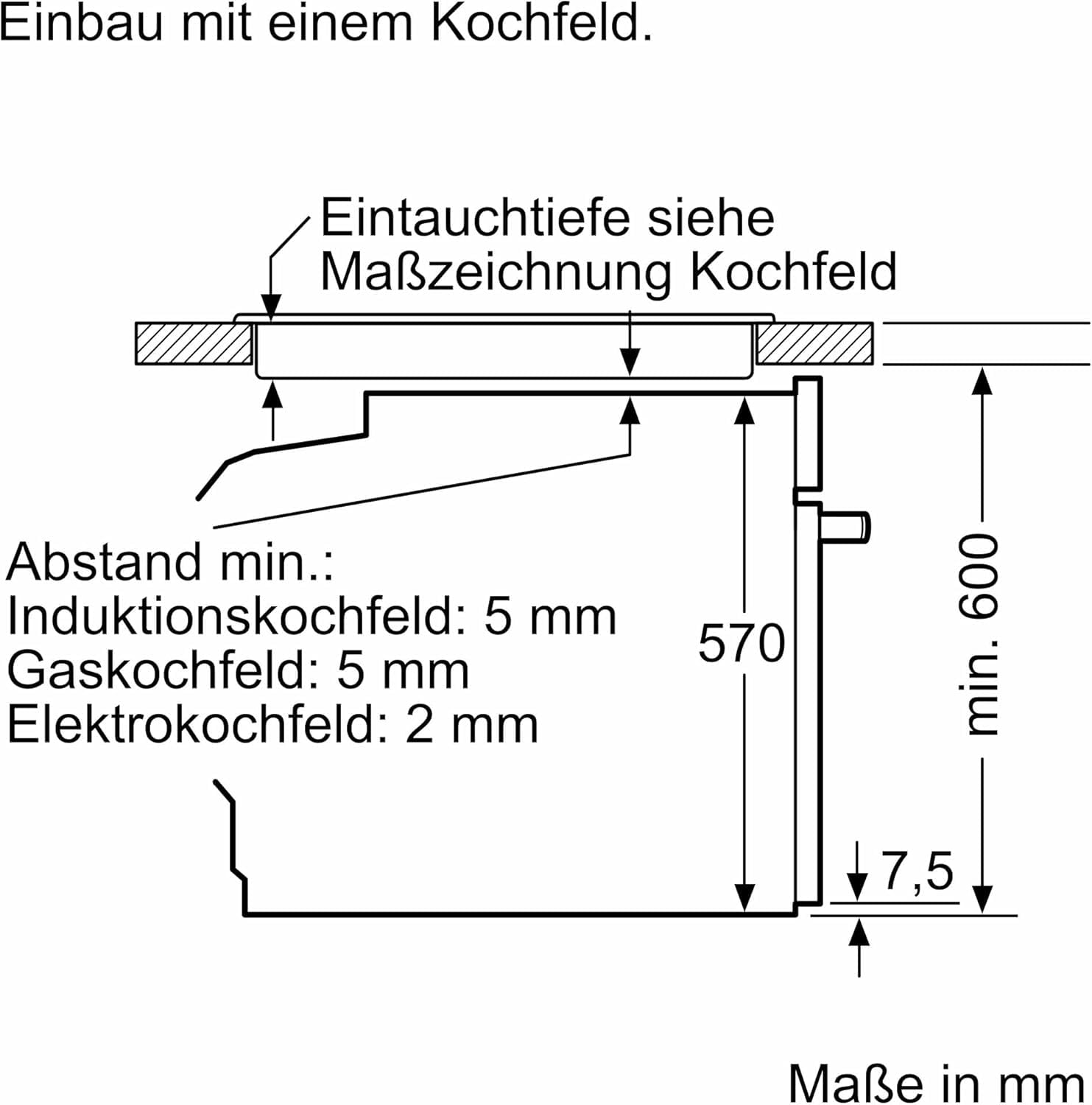 Siemens iQ300 Einbau-Herd-Set 60 x 60 cm Pyrolyse Selbstreinigung Induktionskochfeld Bräterzone