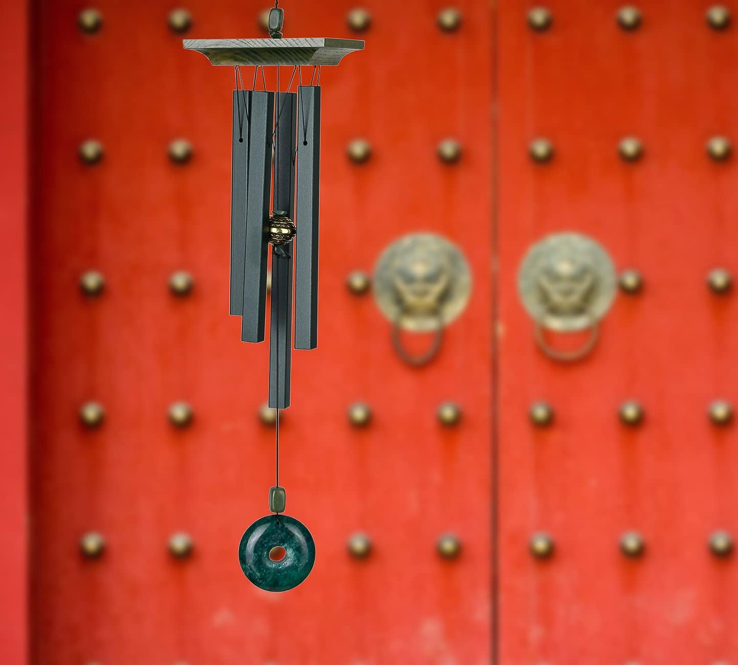Woodstock Chimes Signature Collection, Woodstock Jade Chime, 22'' Decor Designs Wind Chimes for Outdoor, Patio, Home or Garden Décor (JC)