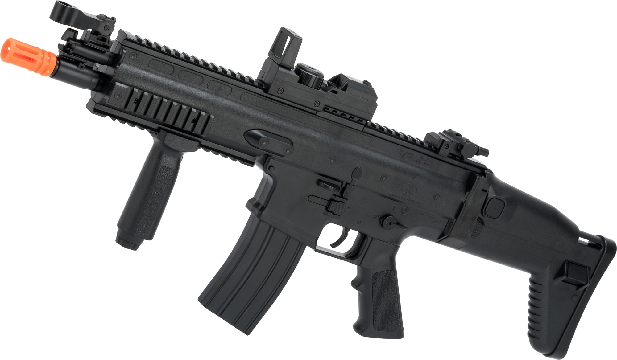 Evike Airsoft - Cybergun FN Herstal Licensed Scar-L Full Size Entry Level AEG Airsoft Rifle (Color: Black/Gun Only)
