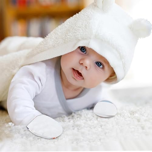 Miniatura 7 de ONESING 6-20 pares de guantes de bebé sin arañazos 0-6 meses, guantes esenciales para bebés recién nacidos, niños y niñas