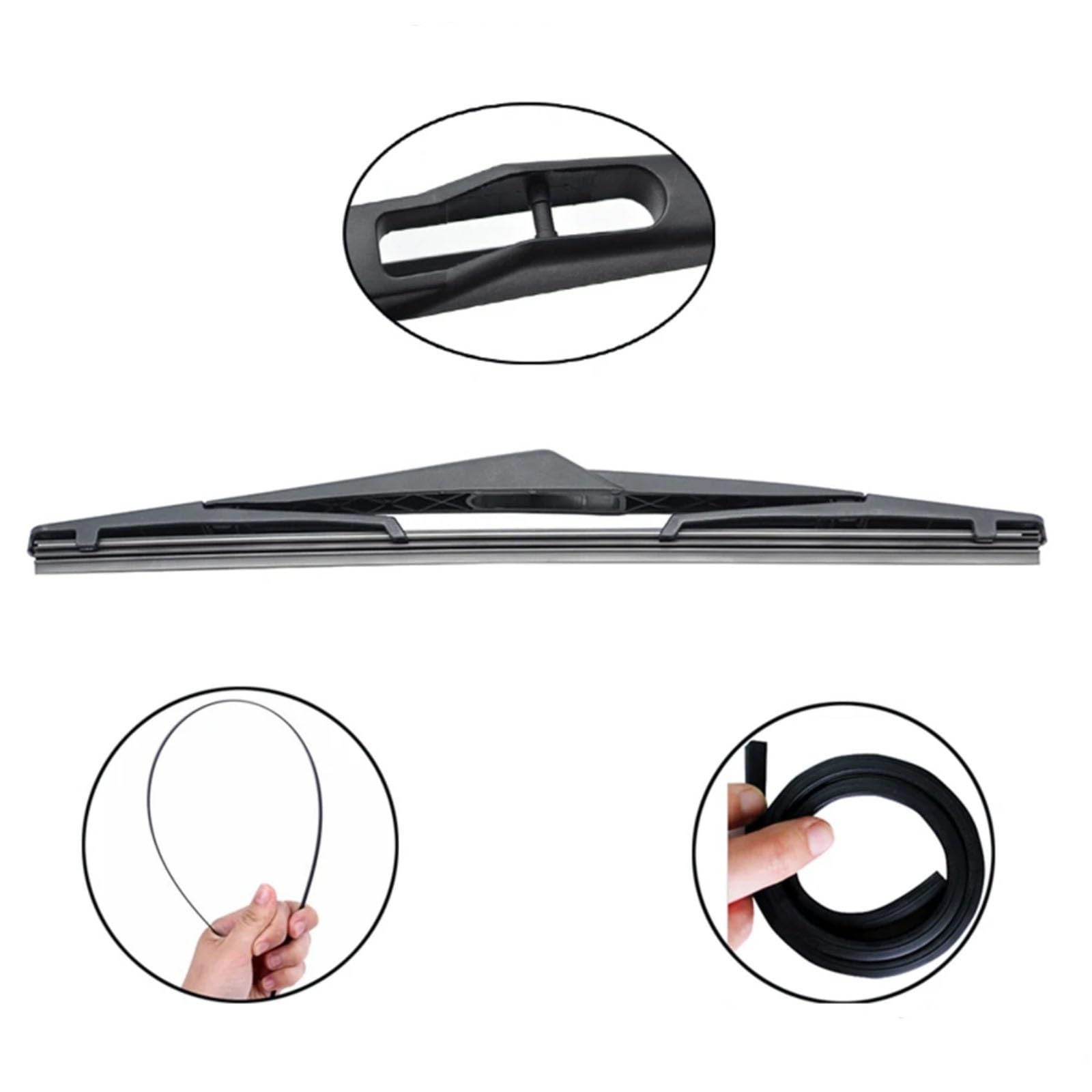 Kit Spazzole Tergicristallo Auto Per Ford Per Fiesta MK6 2008-2016 Tergicristallo parabrezza | Set di spazzole tergicristallo anteriori posteriori Accessori di aggiornamento 26 "15" 12 "