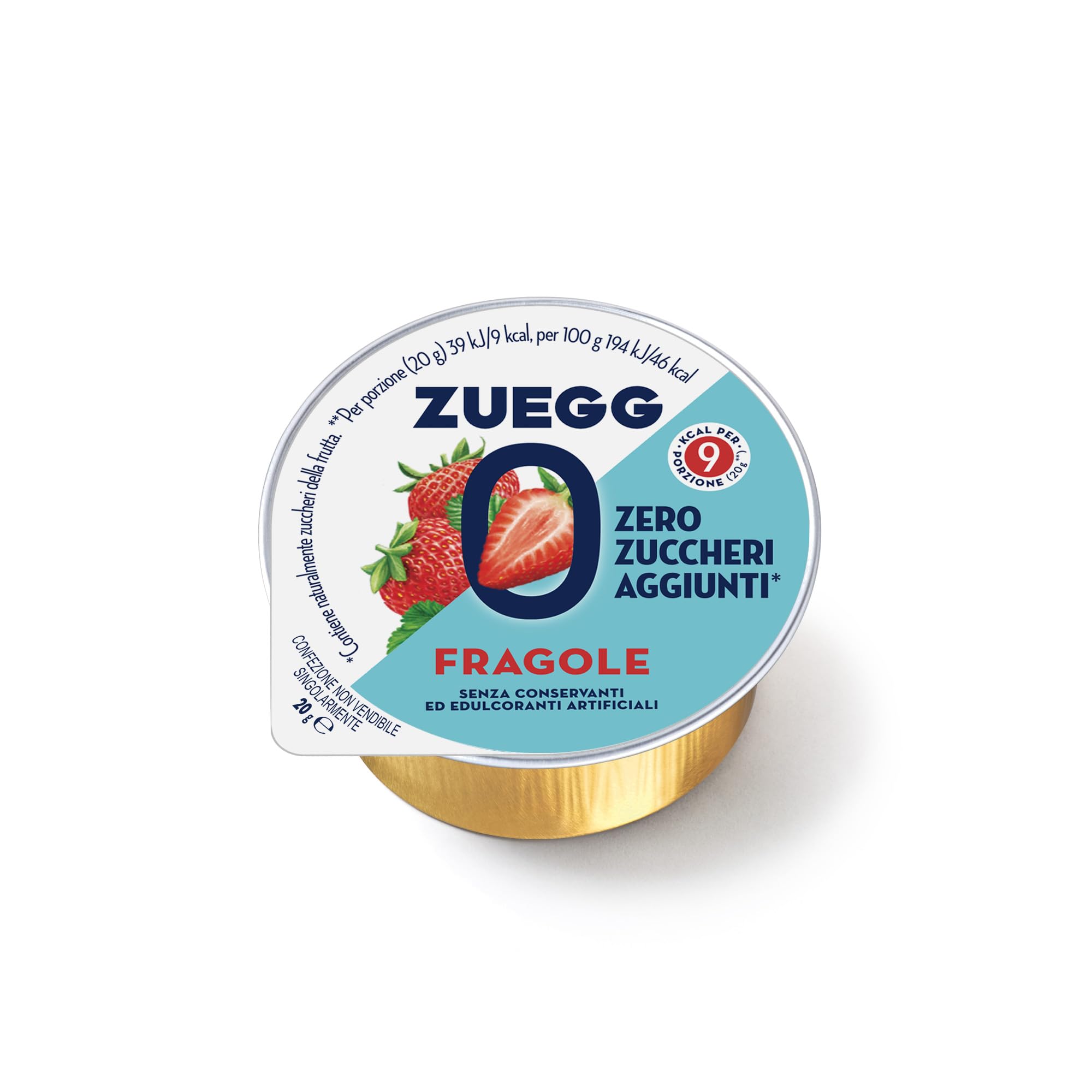 Zuegg Confettura Extra Zero Zuccheri Aggiunti Monodose, Gusti Albicocca, Fragola, Frutti di Bosco - 90 Monoporzioni da 20g (30 pz per Gusto) Ideale per B&B, Hotel, Buffet (90 Porzioni x 20g)