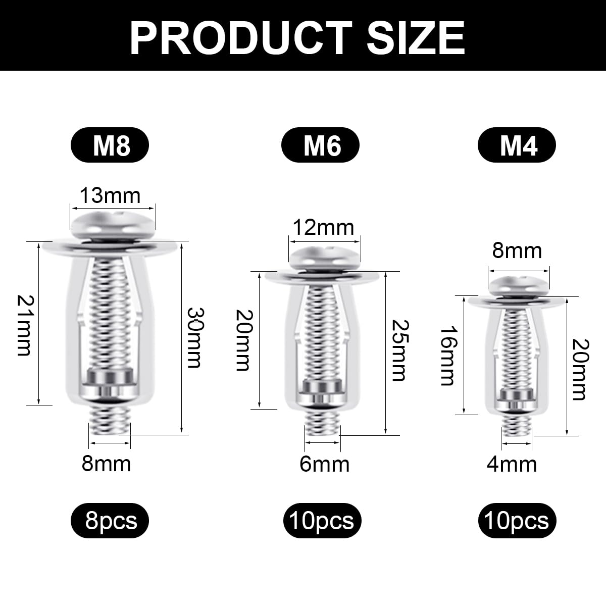 Mack Parapluplug 2 stuks M5 x 50 mm - Ijzerwaren - De Voordeelmarkt