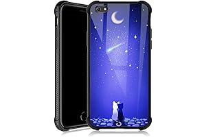 Blue Moon Cat Case Compatible with iPhone 6S