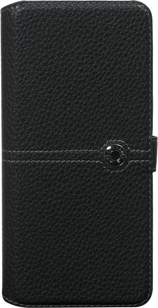 FACONNABLE Booktype Sellier anti-choc Noir G A70 étui robuste - 5