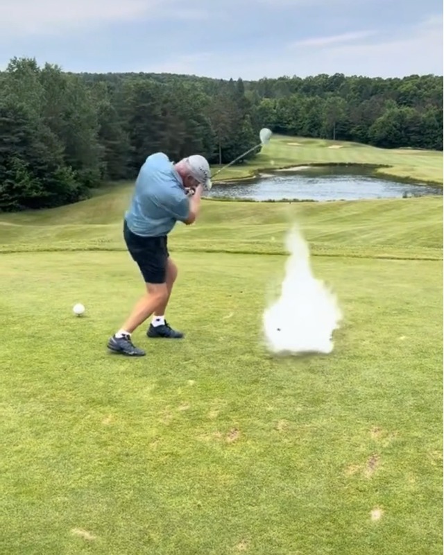 Golf Explode Watch Shanker Golf Exploding Golf Ball Showreel on Amazon Live