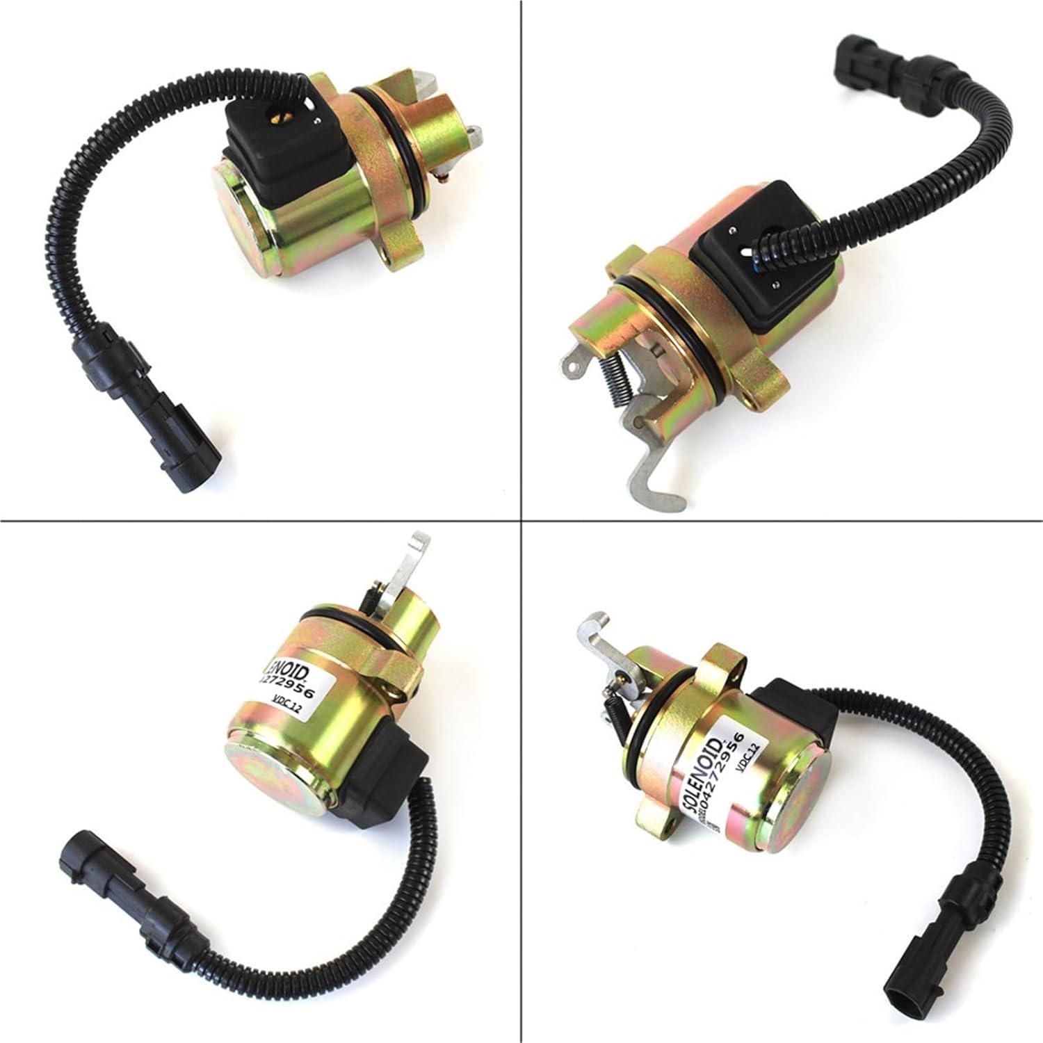 04272956 04287583 6686715 1PCS Fuel Shutdown Shut Off Solenoid Valve For F2L2011 BF3L201 BF4L2011 D3L2011 F3L2011 Engine