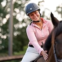 Vista 5 de Casco de equitación TuffRider básico para principiantes Cómodo equipo de protección para la cabeza ecuestre - Certificado SEI