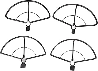 Raguso Drone Propeller Protector, Drone Propeller Guard PC ABS High Toughness 4PCS Lightweight Anti Shock Good Balance for Upgrading