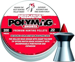 Polymag Air Gun Pellets .22 Caliber, GTO Lead Free, 5.5G, 200ct