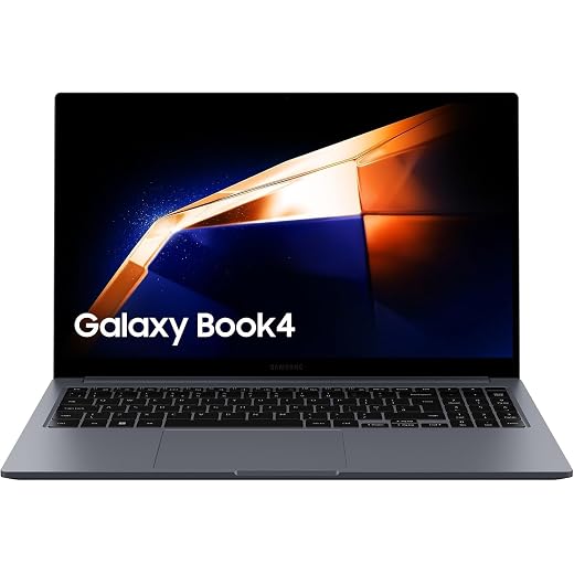 Samsung Galaxy Book4, 15.6" Full HD LED Ultra-Thin Laptop, Intel Core i7 13th Gen i7-1355U, 16GB RAM, 512GB SSD, Intel Iris Xe Graphics, Windows 11 Home, Grey, Spanish QWERTY Keyboard
