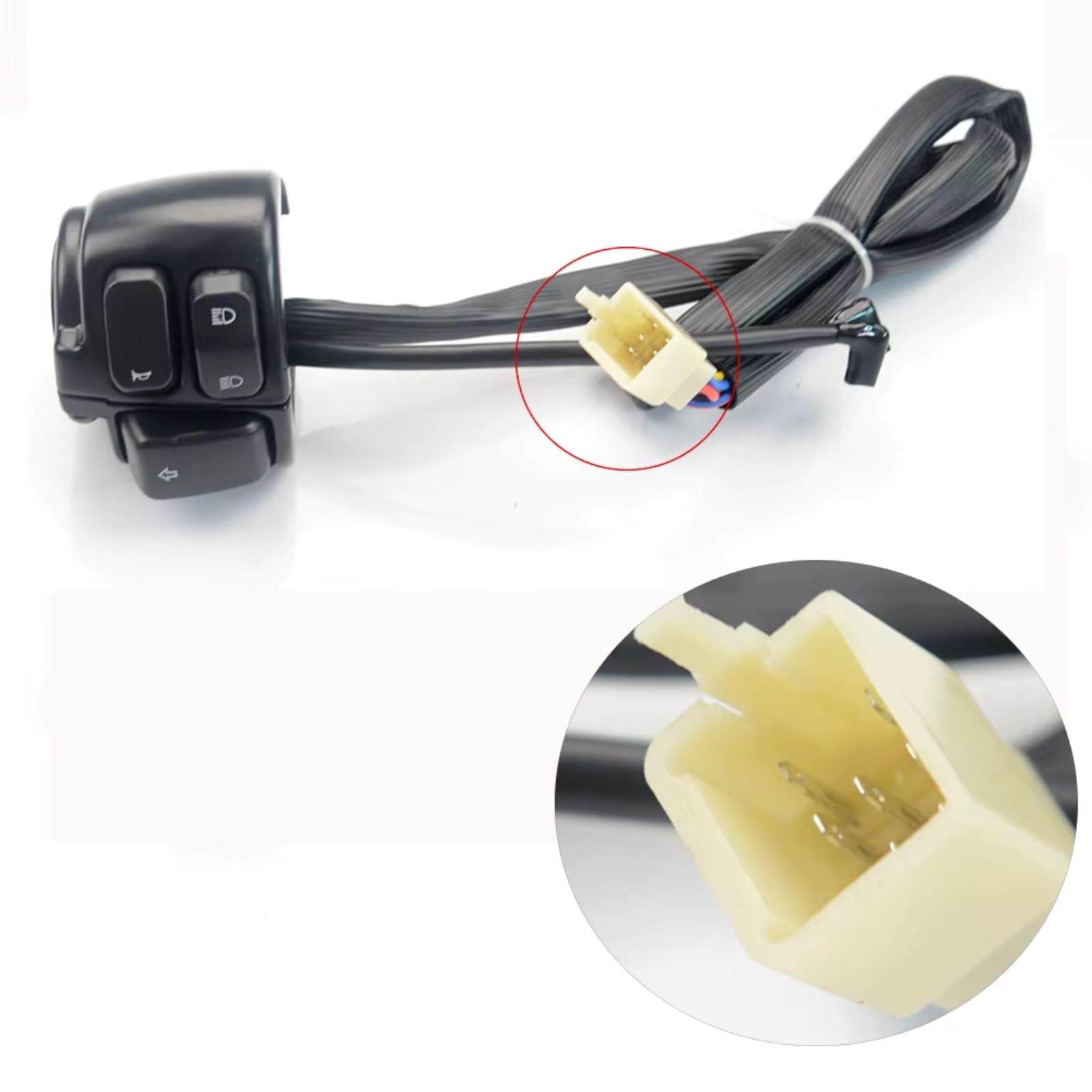 Interruptor señal moto Control De Señal De Giro De Manillar De Motocicleta De 1 "25 Mm Compatible Con Sportster Para XL 1200 883 Iron Para Dyna Para Softail FL Para V-Rod