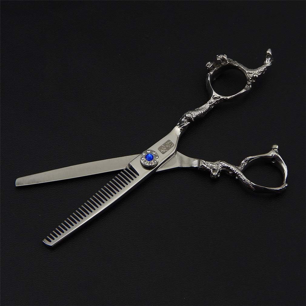 Barber Coupe De Cheveux Ciseaux Set 6 Pouces, Coiffeur Ciseaux Professionnel Léger Et Sharp 440C en Acier Inoxydable, pour Les Enfants, Les Femmes Et Les Hommes Coupe De Cheveux