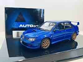 オートアート 1/43 鷹目 インプレッサ WRX STI 黒 1/43 オートアート 58683 スバル インプレッサ WRX STi 2006