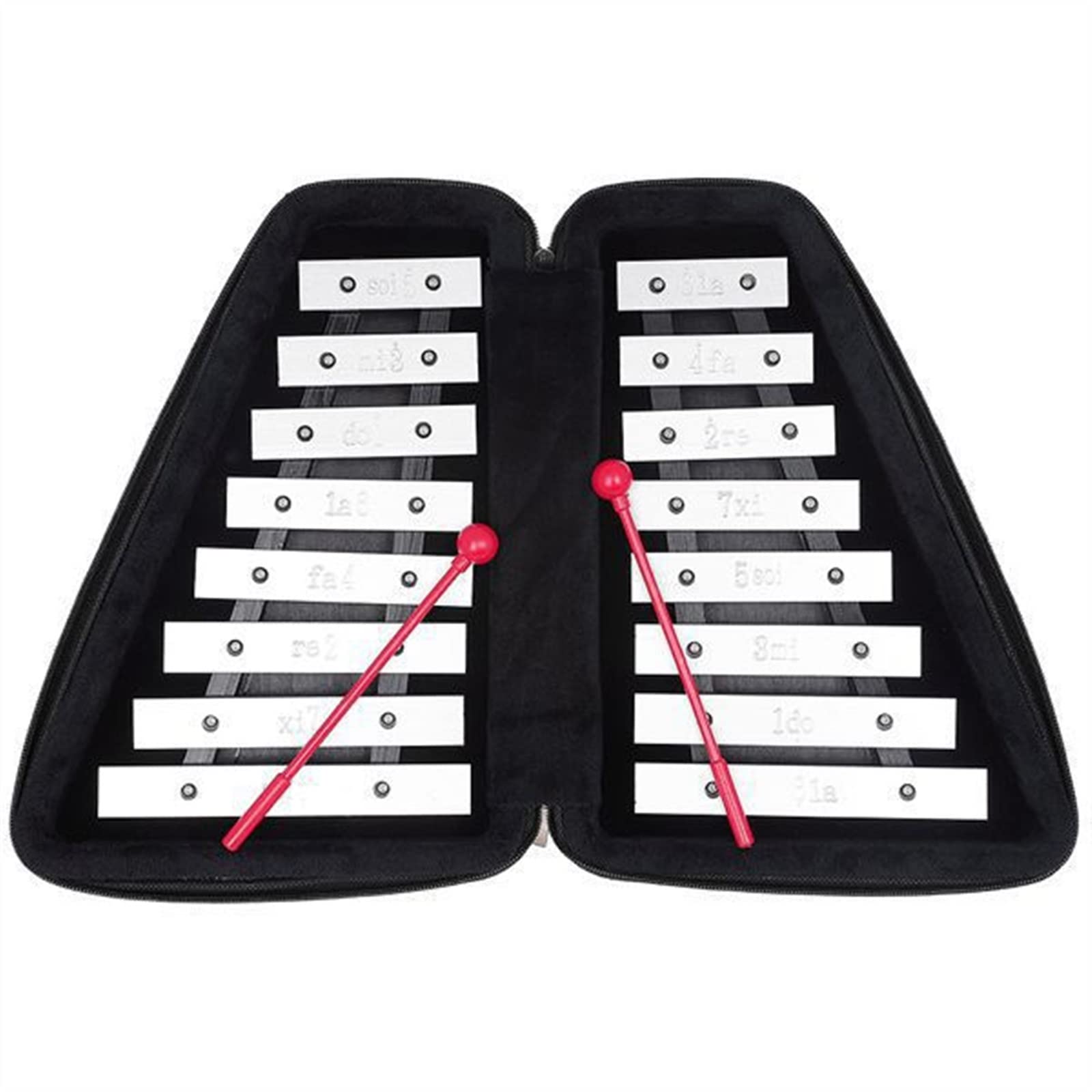 Percussão Musical Piccolo Carillon Piastra In Alluminio Pianoforte Scatola In Pelle Percussioni Pianoforte Musica Illuminazione Sussidi Didattici Bussare Pianoforte Xilofoni