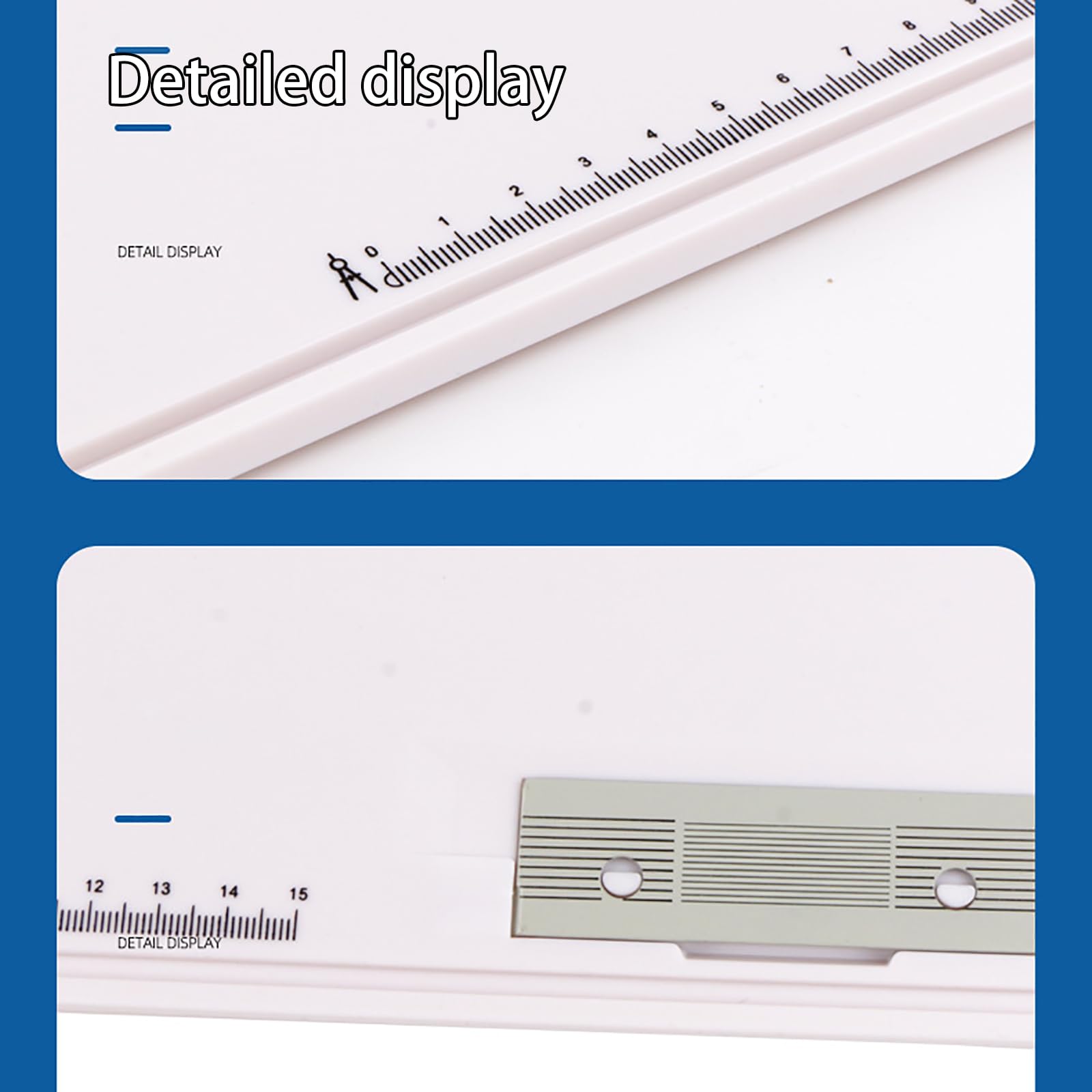 Juego De Tablero De Dibujo A3, Mesa De Dibujo, Tablero De Dibujo Portátil A3 con Regla Clara, Movimiento Paralelo Y Ángulo Ajustable, Medición Precisa, para Artistas Y Diseñadores.