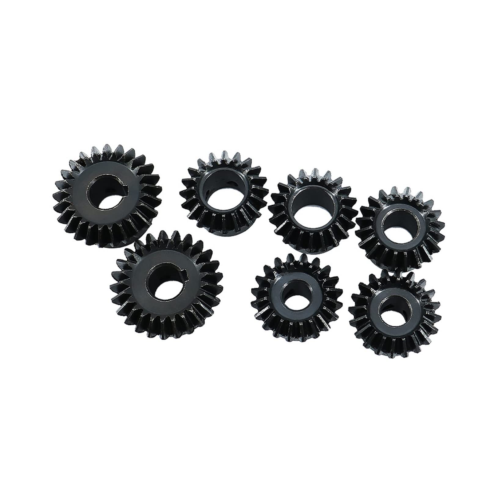 Stahlkegelräder, spiralförmiges Ritzelkegelrad 2 Stück 1,5 Modul 20 Zähne Kegelrad 1,5 m 20 Zähne 8 mm 15 mm Innenloch-Zahnrad 90 Grad Eingriffswinkel Stahlzahnräder Schraubenloch M5 Gehrungsschnecke(