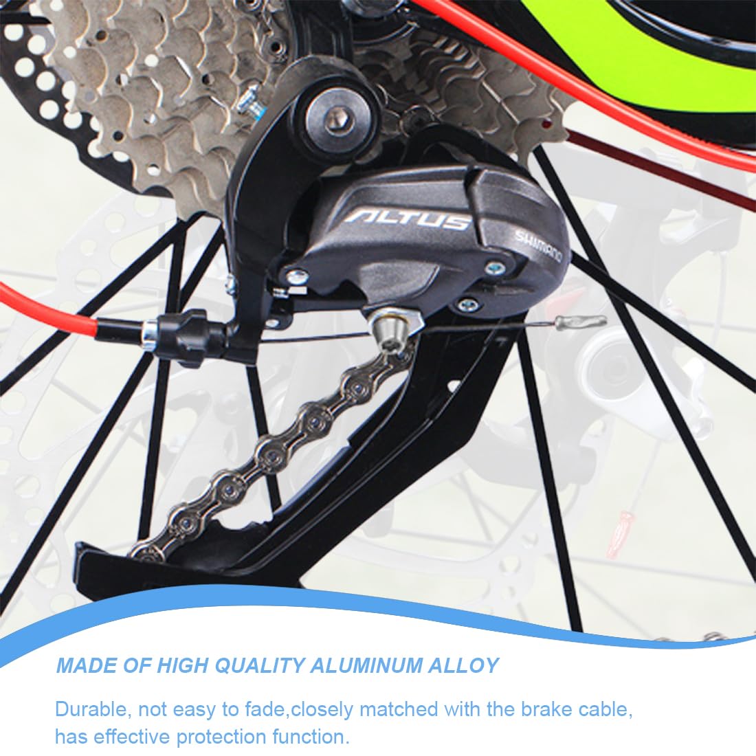 100 PZ CAMBIO Freno Bici/bicicletta Punte Cavo Esterno - Foto 11