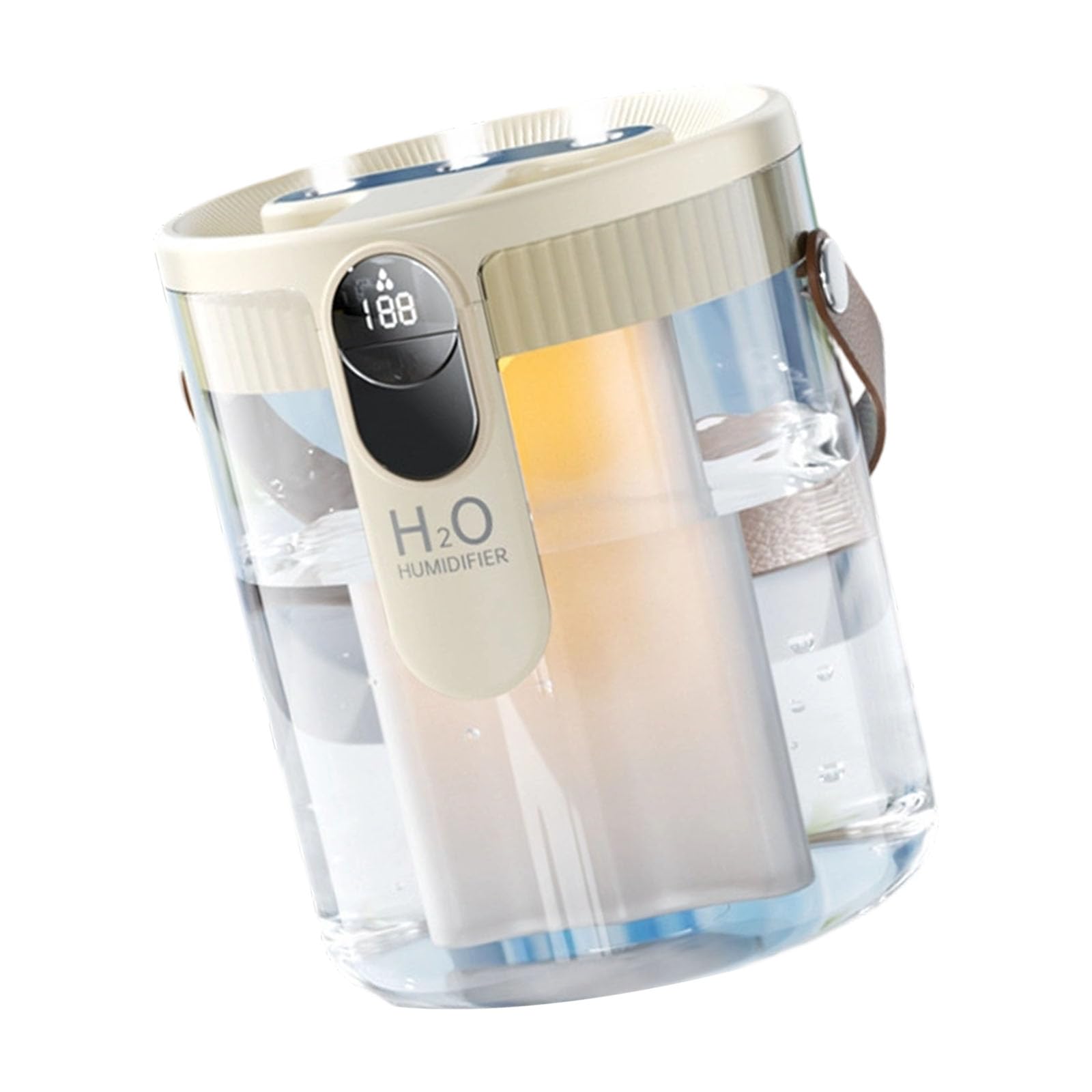 Elnwnnkc Portable Humidifier for Bedroom Capacity Easy Clean for Nursery Baby Night Light Desktop Triple/Double Nozzle