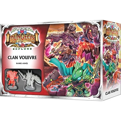 Asmodee Super Dungeon Explore Clan Vouivre Board Game Strategy Game Figurine Game Cover