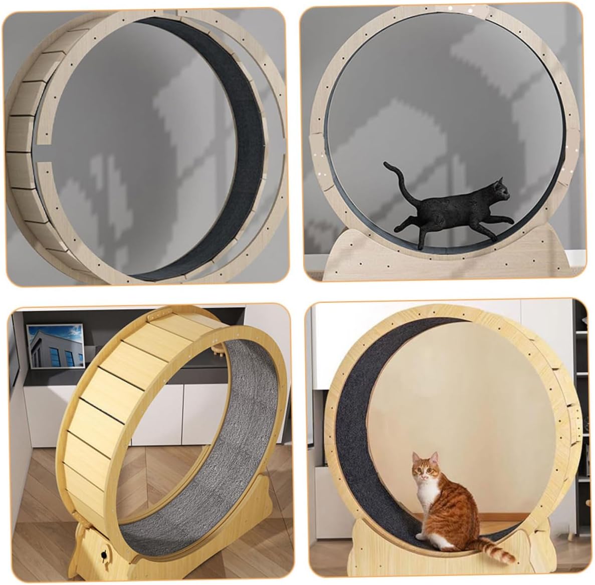 YARNOW Self-Adhesive Cat Scratcher Mat Protector for Pet Furniture Walls and Steps Easy to Cut and Reusable for Indoor Cats Light Grey Extra