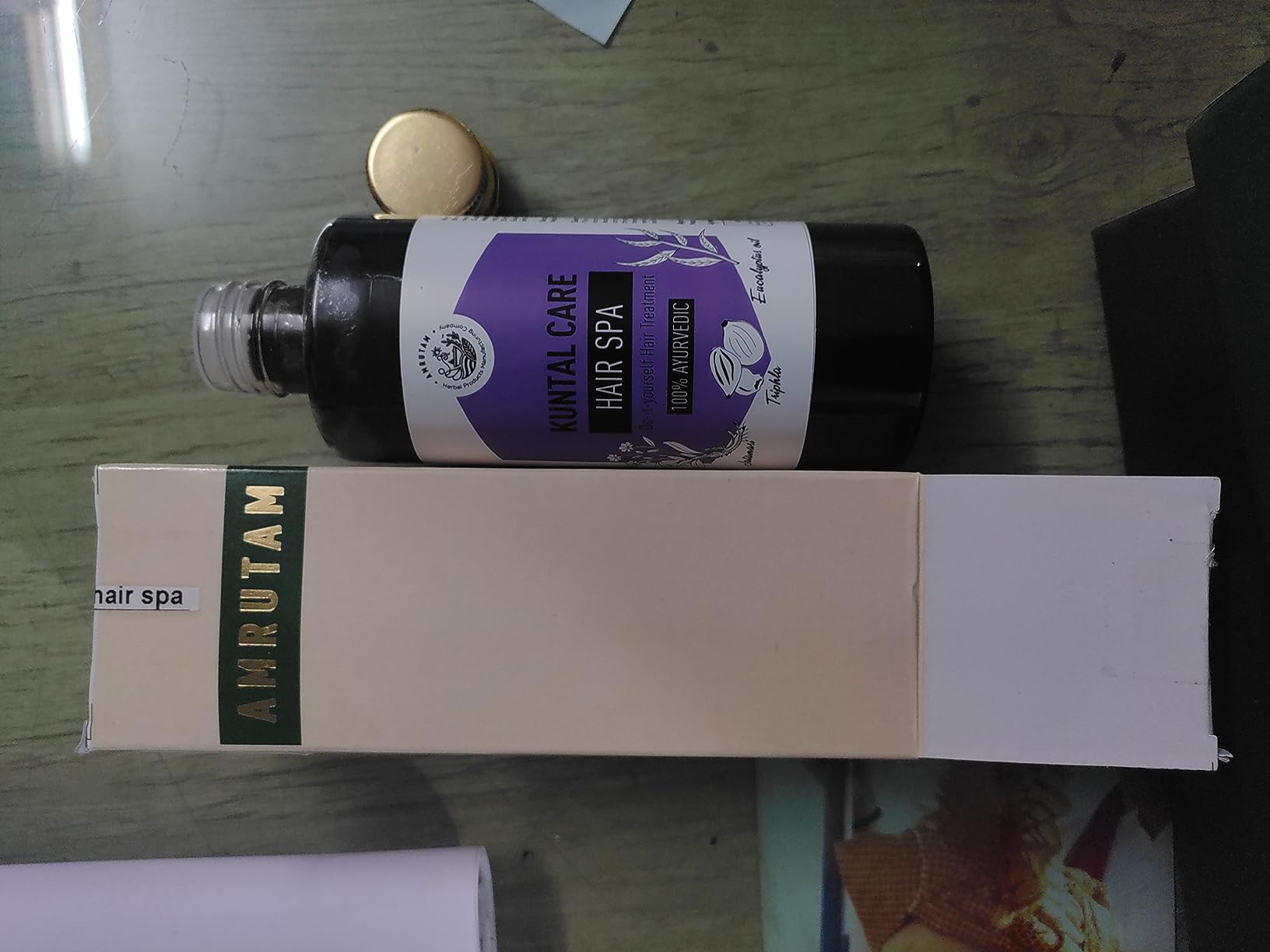 AMRUTAM Kuntal Care Do it yourself Hair Spa with Eucalyptus oil