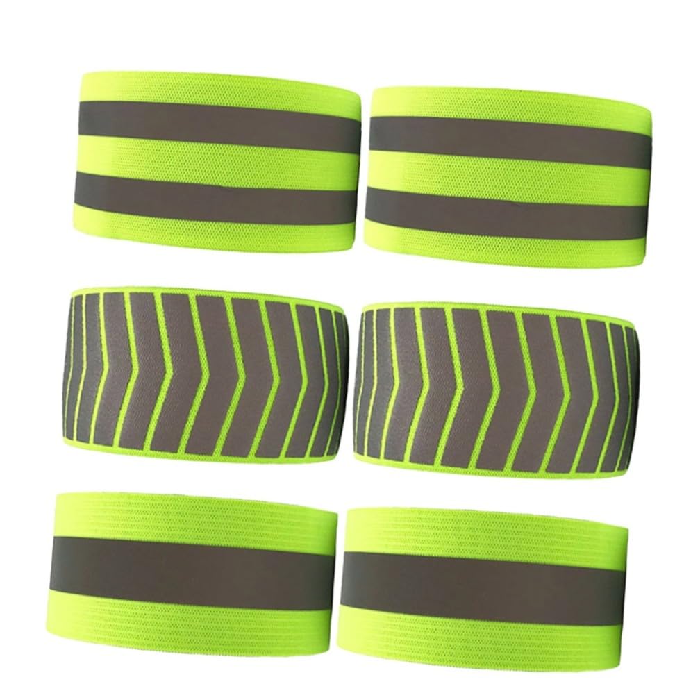 POPETPOP Brassard Réfléchissant Bandes Réfléchissantes Brassard Reflechissant Accessoire De Sport Nuit Ceinture De Course Bracelets Réfléchissants Bracelets De Sécurité Green