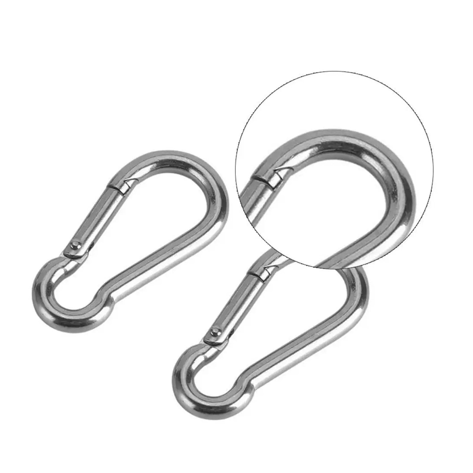 Ganci for Amaca, Gancio for soffitto con Ancoraggio for Altalena in Acciaio Inossidabile | Supporto da soffitto resistente in confezione da 4 for amaca, sedia da yoga, sospensione da palestra