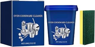 Stainless Steel Cookware Cleaner - Heavy Duty Degreaser & Scrubbing Powder For Kitchen & Appliances(1PCS)