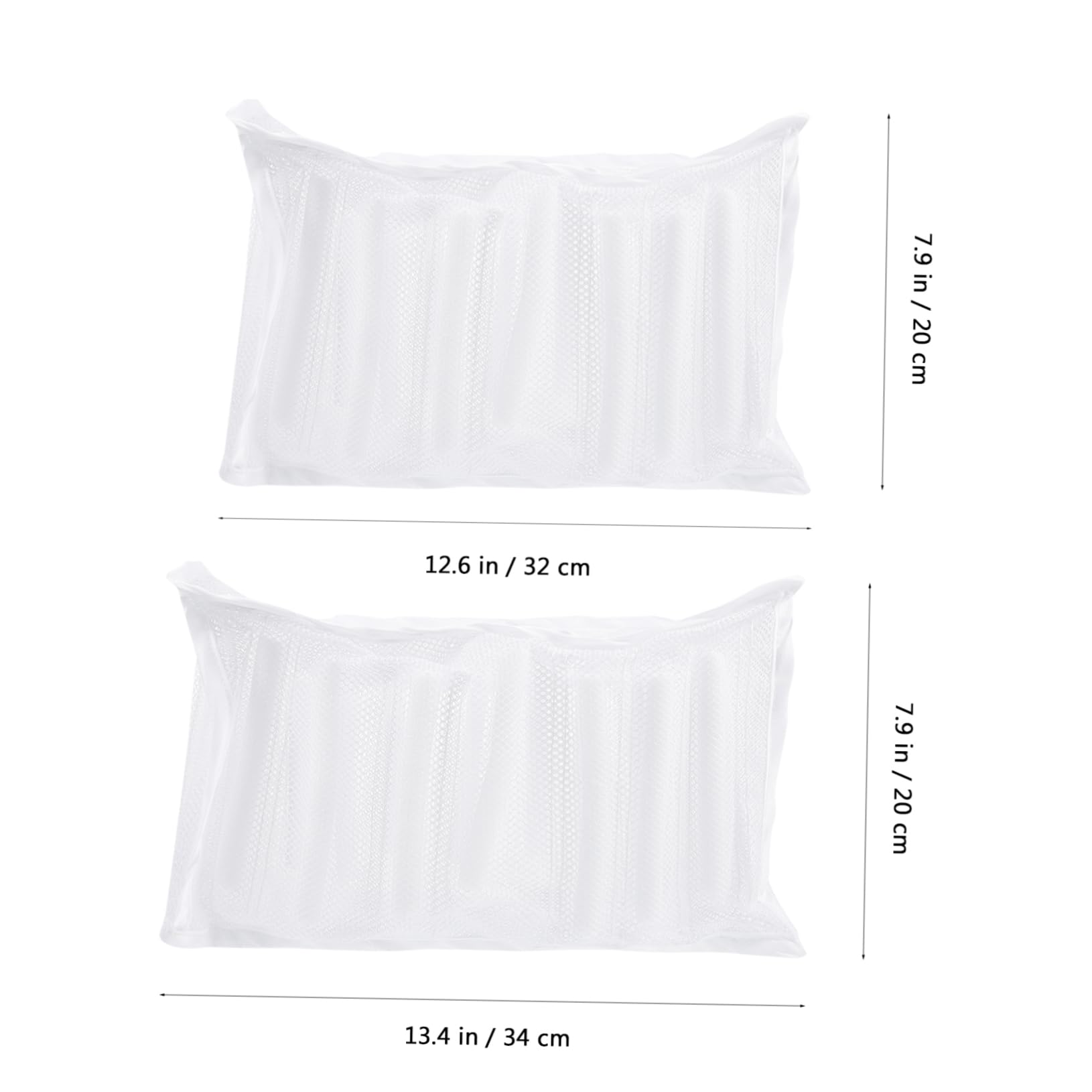 Cabilock 4piezas Bolsa De Lavandería Para Calzado Reutilizable Saco De Lavado Con Cremallera Para Zapatillas y Zapatos Material Para Lavadoras
