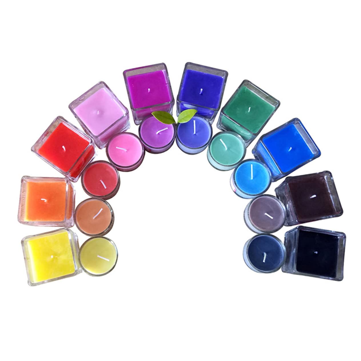 Coloranti per Candele DIY in Cera, 18 Pezzi da 5 G | Tintura per Candele per Uso Professionale e Pratica Domestica, Facile da Usare, Non Macchia Colore Casuale
