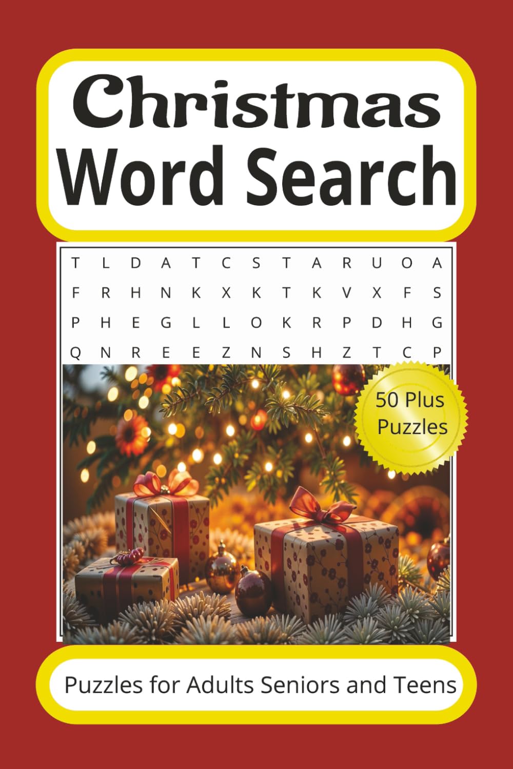 Christmas Word Search Book: Word Searches with Easy to Read Print about Christmas, Xmas, Yuletide and More | 6x9 inches, 110 pages| 50+ puzzles … Gift for Vacations, Holidays and Spare Times.