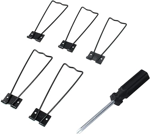 MY MIRONEY Caballete negro con tornillos para marcos de fotos paquete de 5