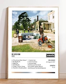 oasis公式限定ポスター7/12 Amazon.co.jp: オアシス Oasis Be Here Now アートポスター A2版