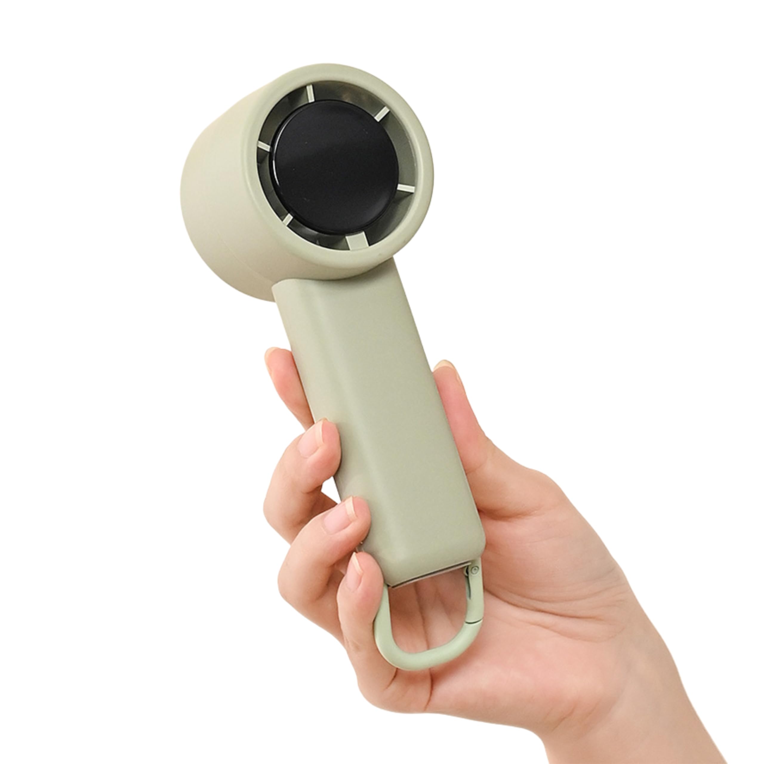 MOVEX Mini-Turbo-Ventilator, tragbar, einstellbare Geschwindigkeiten, 1–100 USB, wiederaufladbar, leistungsstark, persönlich, leicht, niedliches Taschen-Design für Reisen, Sommer, Konzert, Make-up