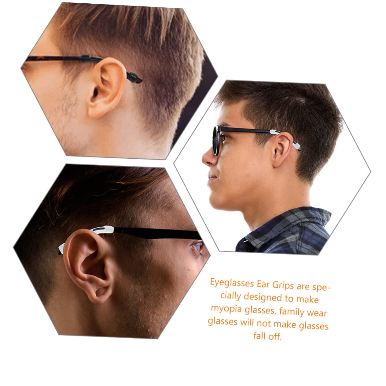 SOLUSTRE 80paare -brillenbügel Endkappen Rutschfeste Eyeglass Ear Grips Für Sicheren Bei Sport Und Alltag Kompatibel Mit Verschiedenen Brillenmodellen Schwarz Und Transparent