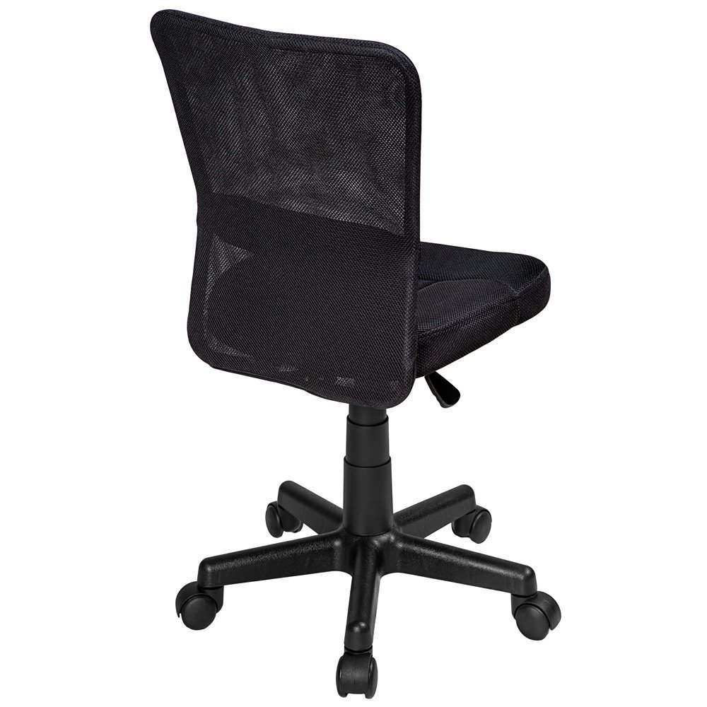 La Silla Española Mojácar Silla de Oficina y Despacho, Poliéster, Negro, 50x40x95 cm