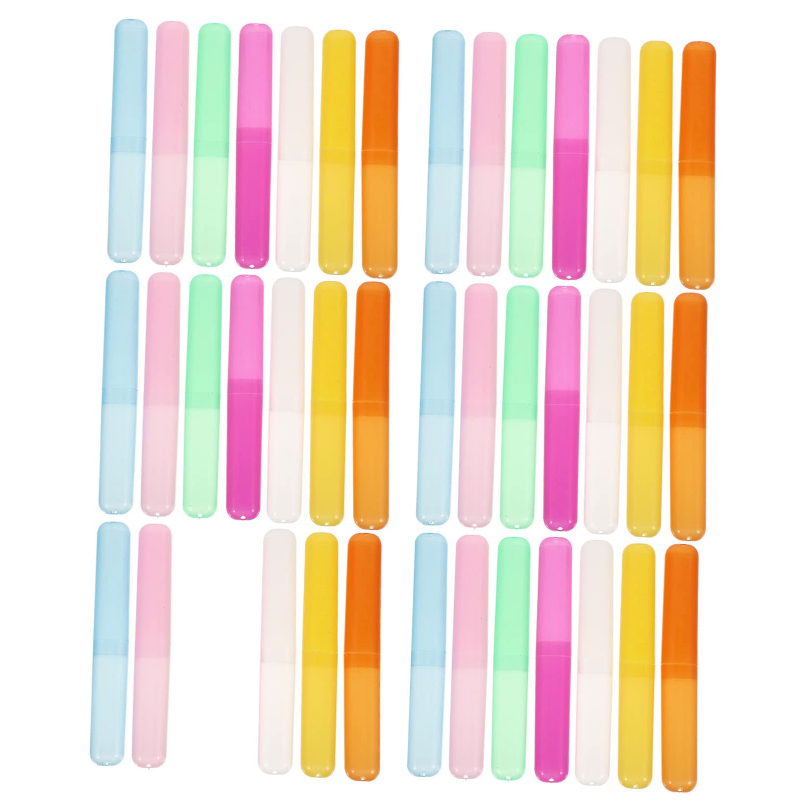 Beaupretty Boîte à Brosses à Dents Portable 40 Pièces Abs pour Voyage