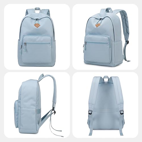 Miniatura 6 de Mochila Lohol Clásica para Escuela, Viaje, Universidad, Resistente al Agua y Duradera, Azul