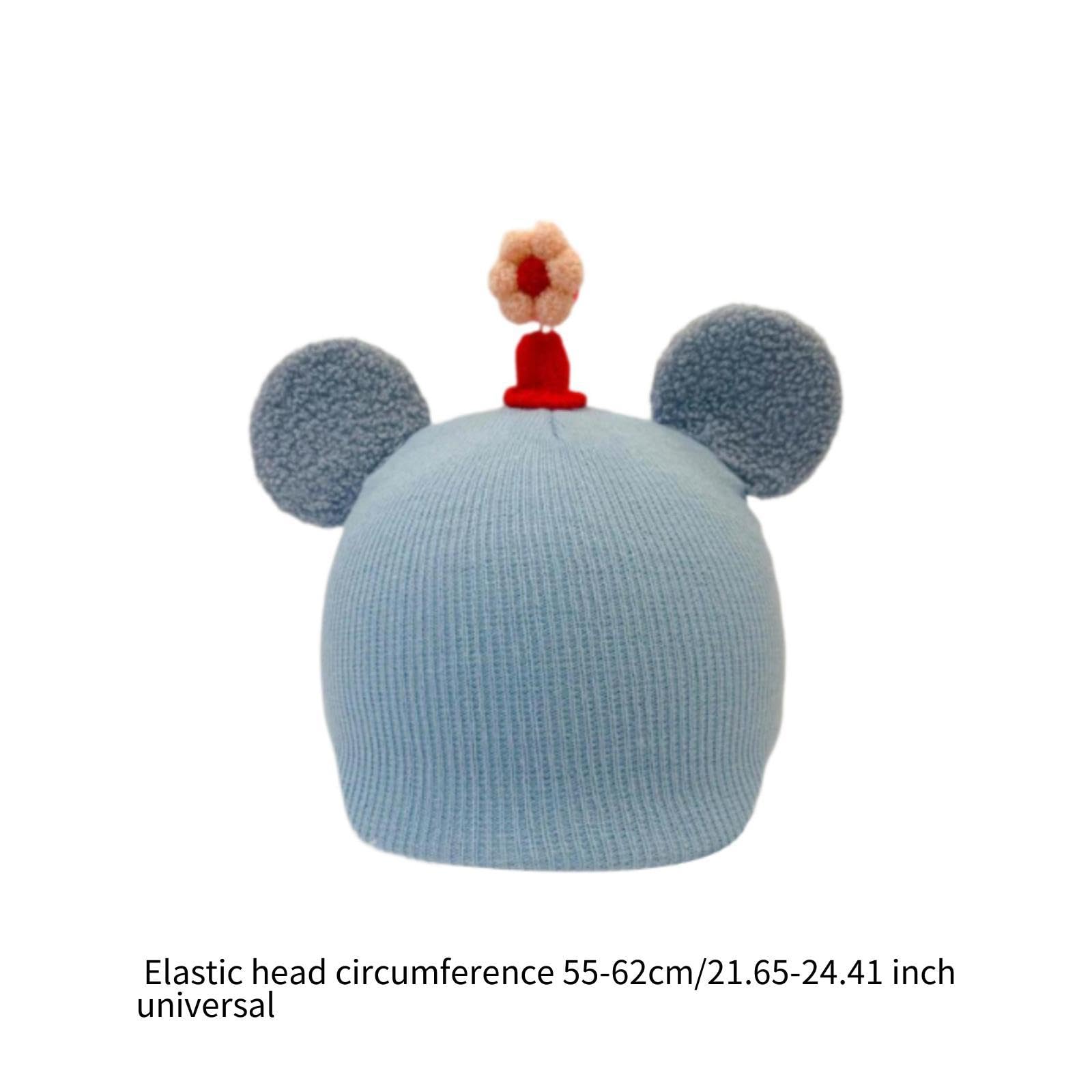 Vobumix Couvre-Casque De Ski, Bonnet Tricoté Amusant, Accessoire De