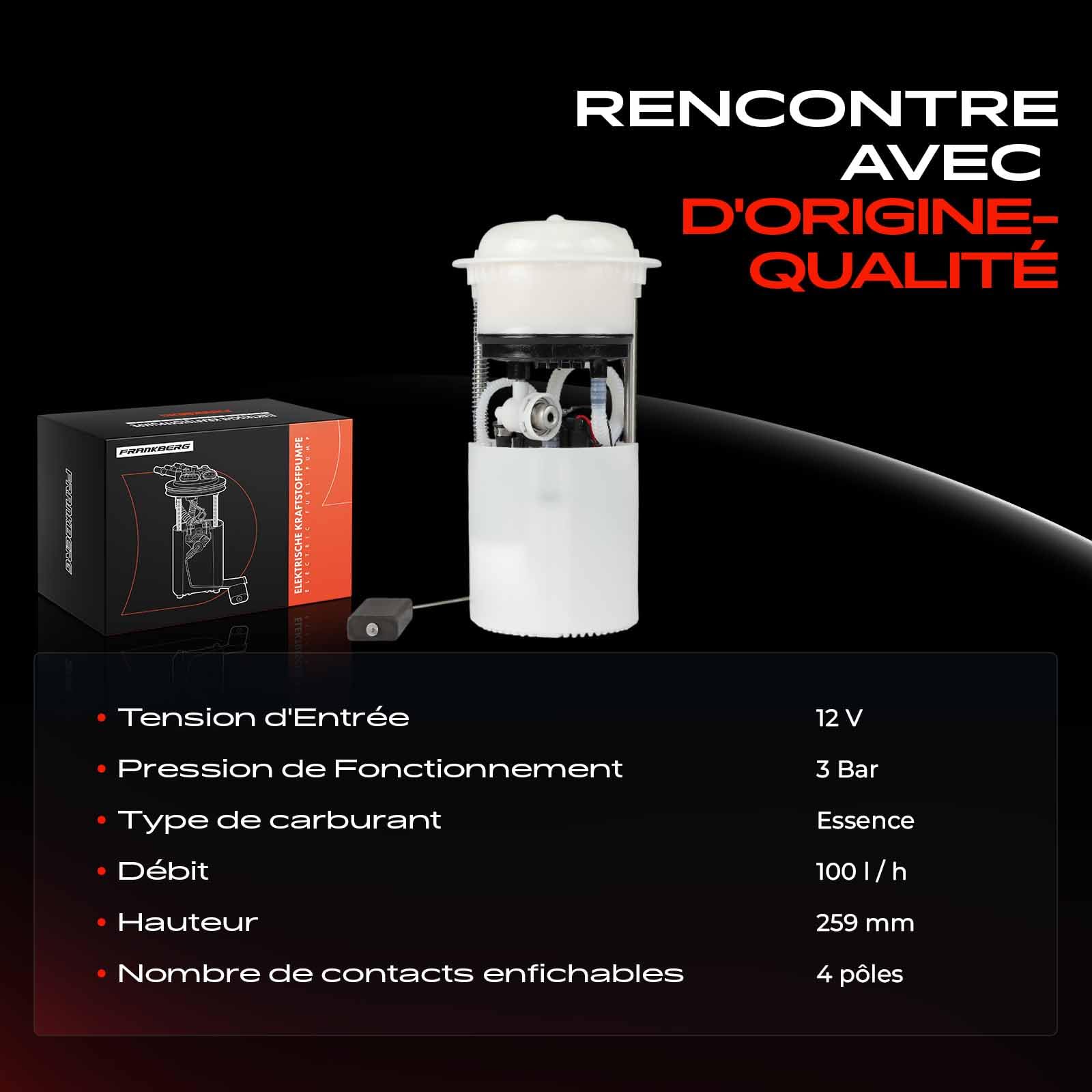 Frankberg Pompe à carburant, pompe à essence
