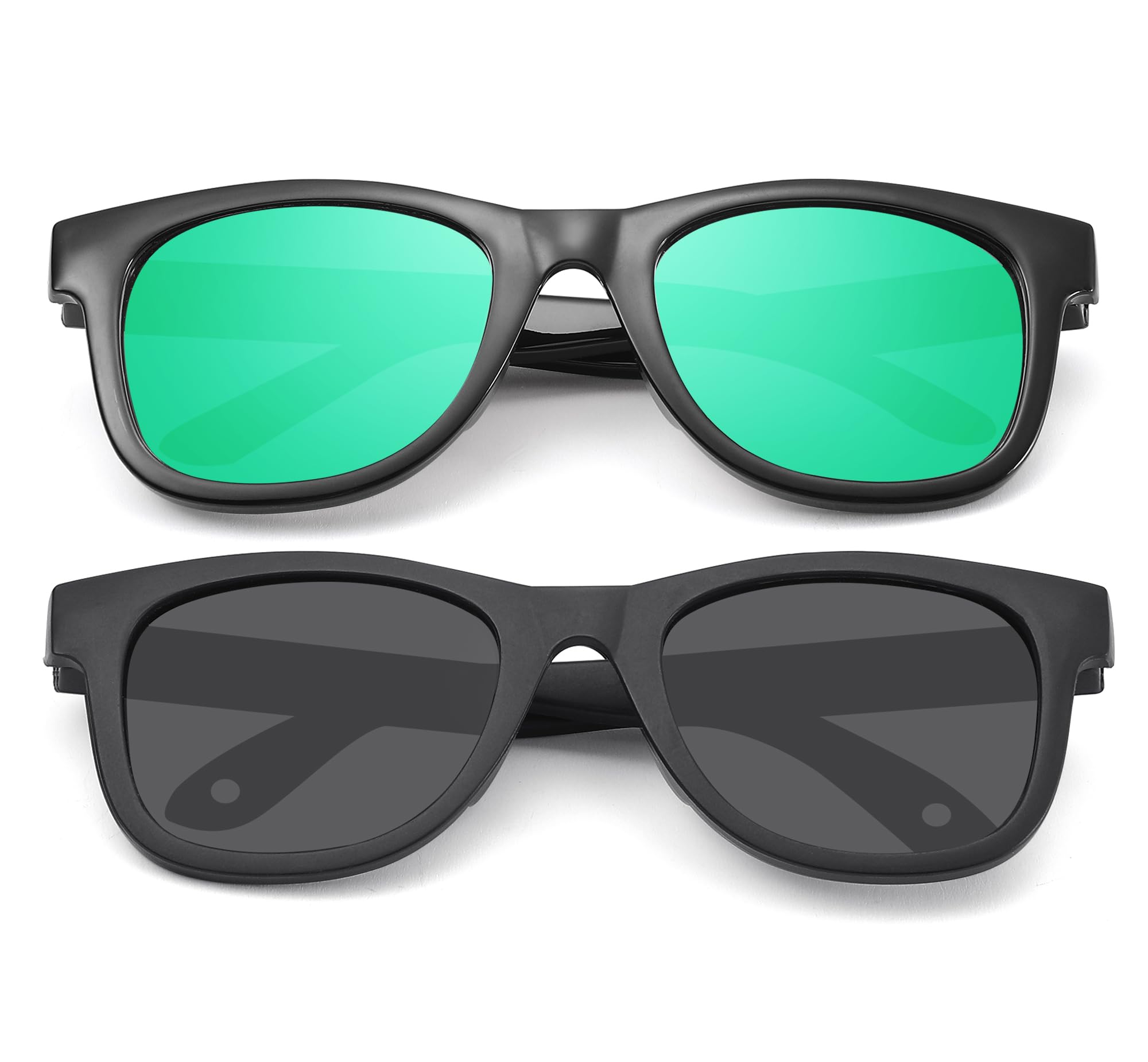LIU·WEN Polarisierte Baby-Sonnenbrille mit Silikonband, biegbar, flexibel, für Säuglinge, Neugeborene, Alter 0–18 Monate