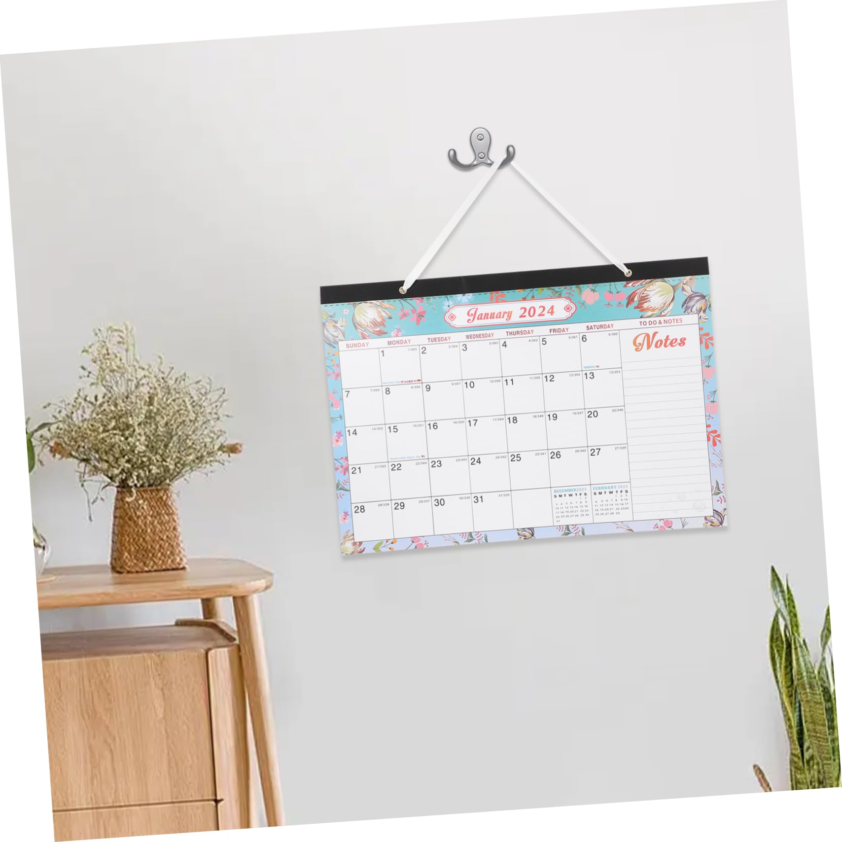 Lurrose 3stücke Monatlicher Wandkalender Mit Feiertagen Praktischer Planer Für Büro Und Zuhause Für Organisation Ihres Terminkalenders Schöner Und Funktionaler Wandkalender Für Jeden