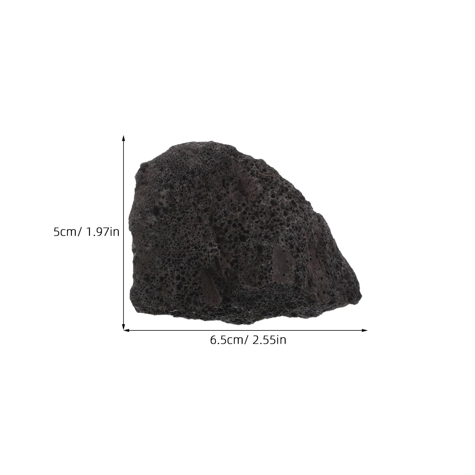 FOMIYES Pietre Diffusore di Aromi 4 Pezzi in Pietra Vulcanica Nera | Aromaterapia Passiva Non Elettrica, Rilascio Continuo, per Workspace e Living Room