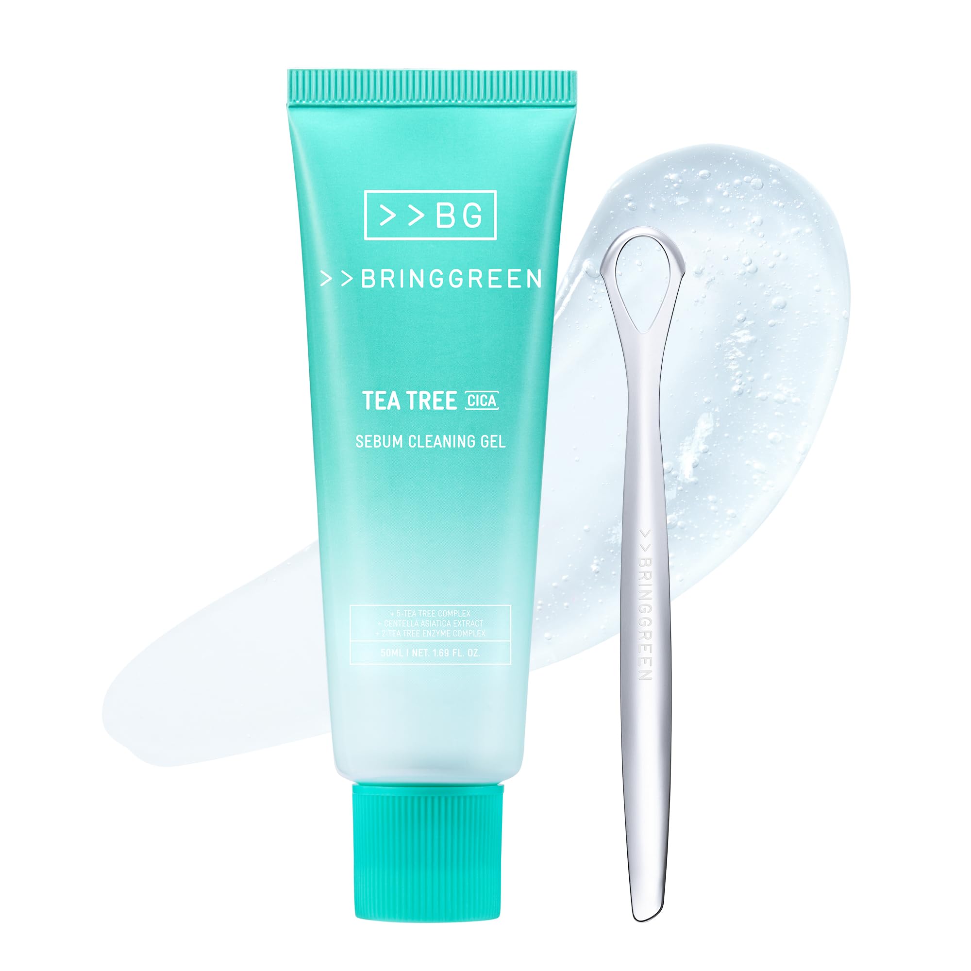 Amazon.com: BRING GREEN Tea Tree Cica Sebum Cleaning Gel Set
