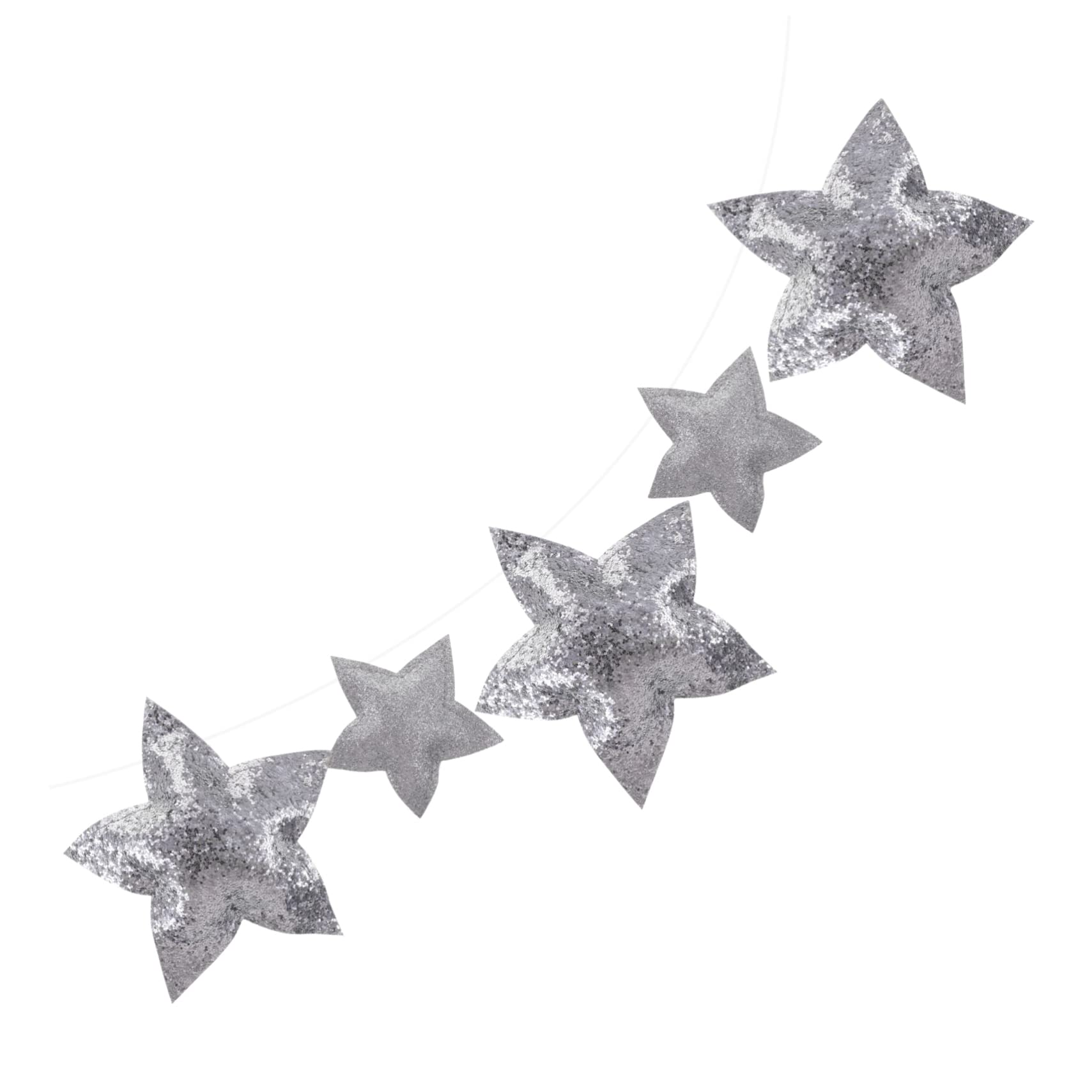 Yardwe 4stücke Sternen Banner Deko Für Kinderzimmer Teilig Glänzende Silvester Und Weihnachtsdeko Vielseitig Einsetzbar Für Wand Fenster Und Garten Langlebig Und Dekorativ