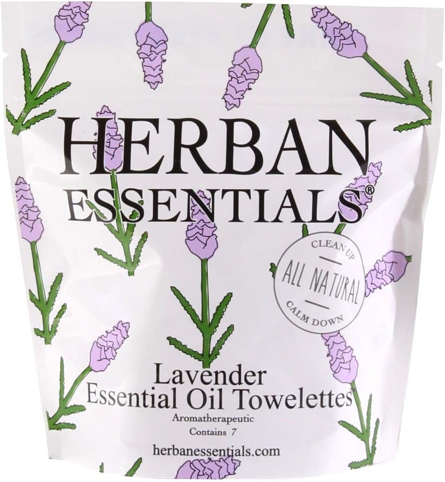 Herban Essentials Mini Towelettes (Lavender)