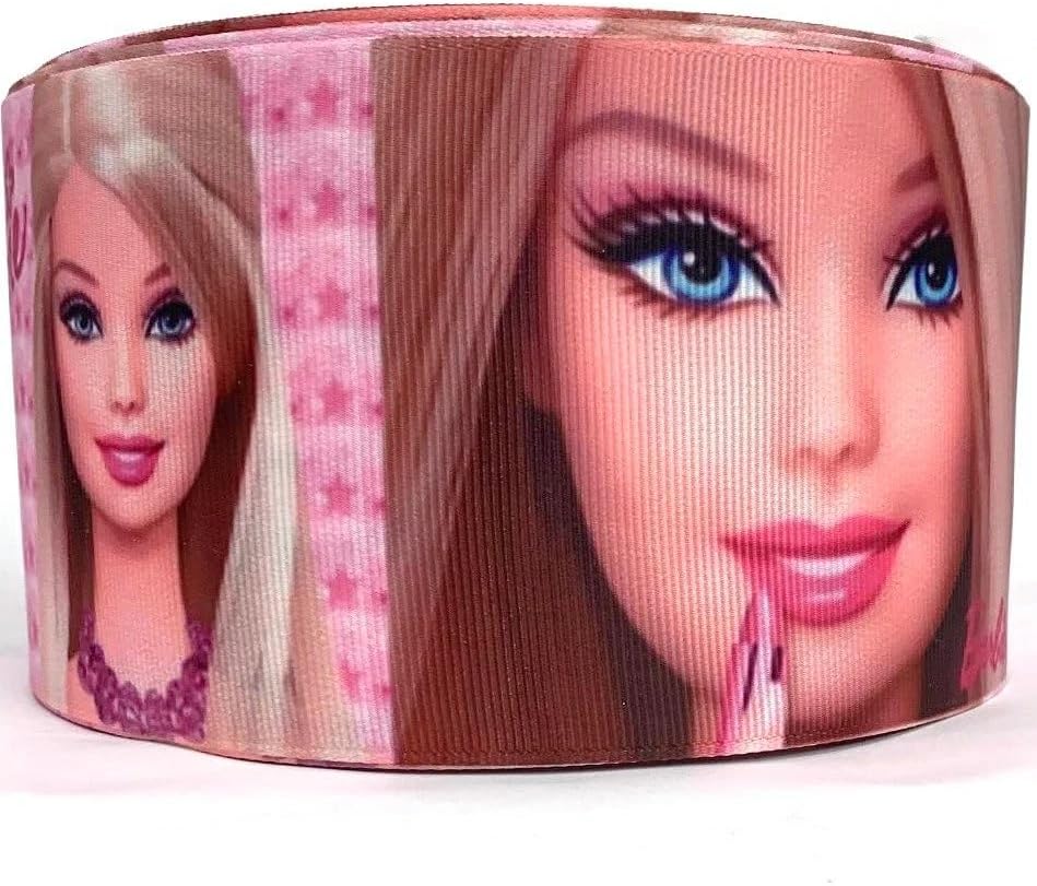 Cinta de grogrén de 78 pulgadas para niños, rosa divertida para manualidades, regalos de fiesta, lazos para el pelo, estampado floral, por yarda