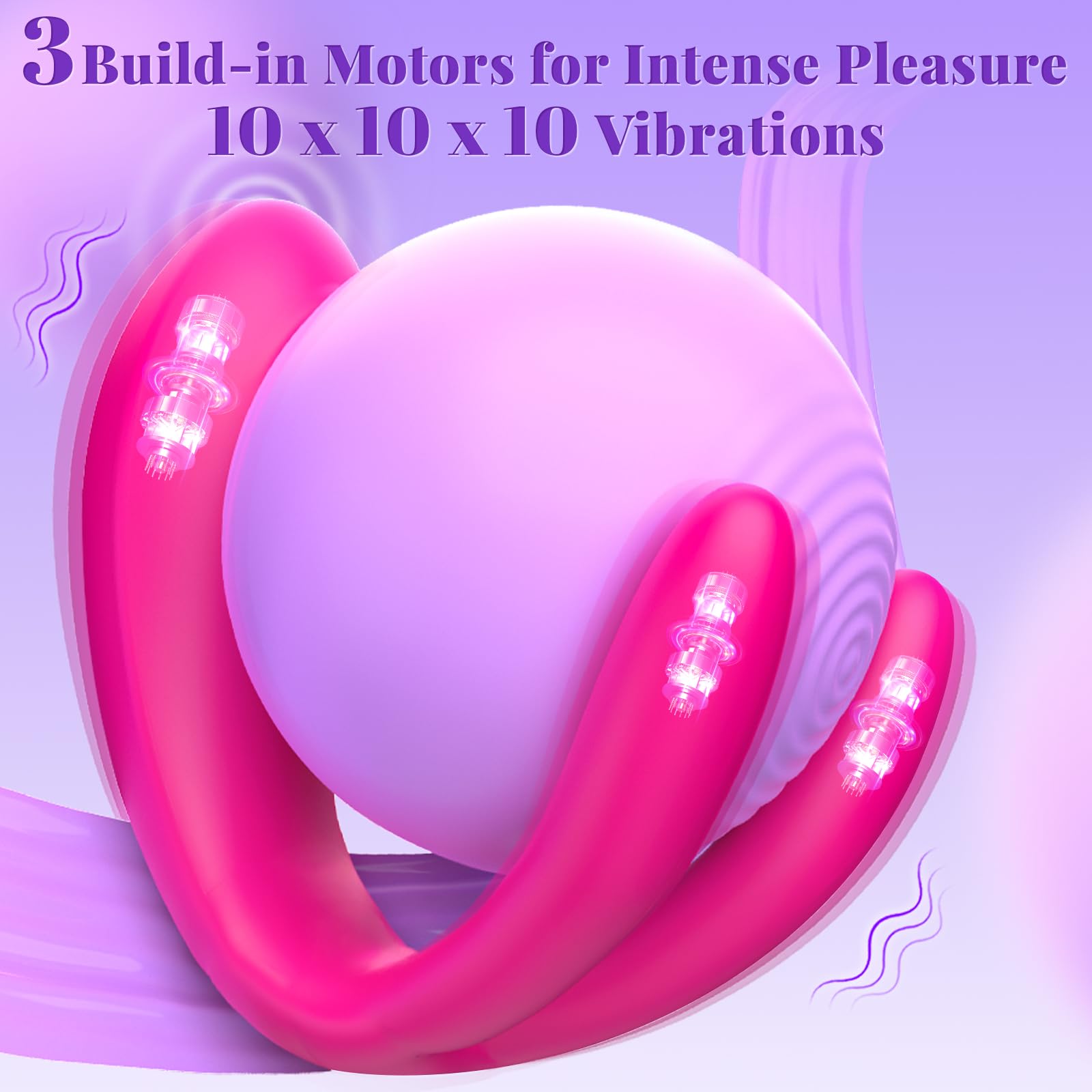 Wearable Remote Control Vibrator - BIG SHOCKED Adult Sex Toys for Women Couples Female Sex Toy G Spot Vibrater Clitoral Penis Vibrators with 10 Powerful Vibrating Dildo Sexual Pleasure Tools for Women