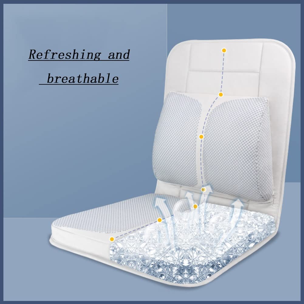 Cuscino per sedile ortopedico per sedia da ufficio cuscino lombare cuscino per sedia cuscino per sedile auto cuscino per schienale sedia da ufficio cuscino per schienale in memory foam rives